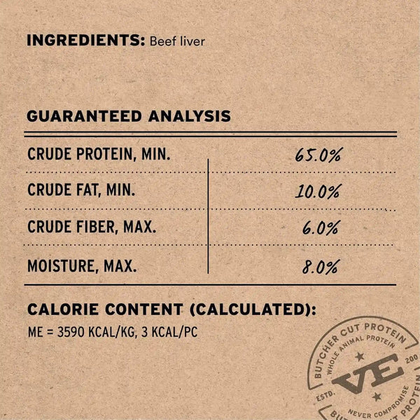 Vital Essentials Freeze Dried Dog Treats | Beef Liver, Single Ingredient | Premium Quality | Grain Free Training Treats for Dogs, 2.1 Oz Bag3