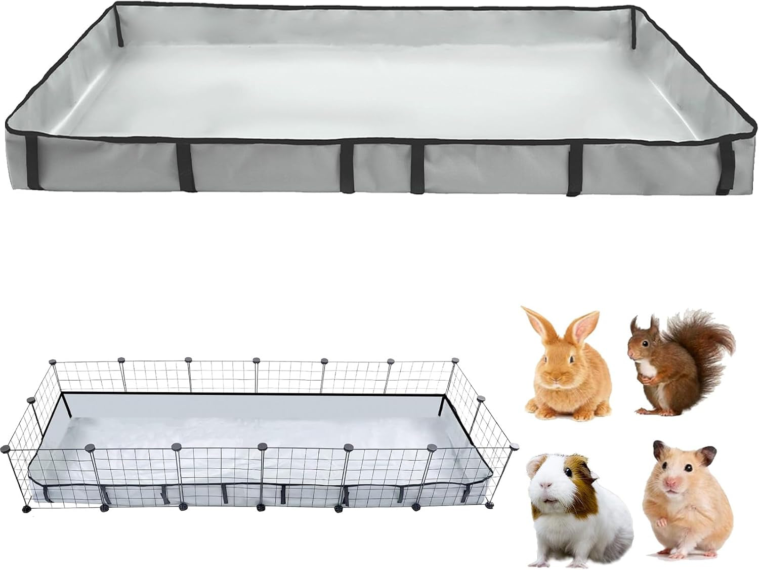 dzwlkj-guinea-pig-cage-liner-tarp-bottom-waterproof-and-washable-available-in-22-sizes-base-also-for-rabbits-bunny-chinchesillas-hedgehog-ferrets-and-other-small-animals24x48-inches