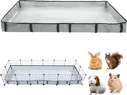 DZWLKJ Guinea Pig Cage Liner Tarp Bottom Waterproof and Washable.Available in 22 Sizes. Base Also for Rabbits, Bunny, Chinchesillas, Hedgehog, Ferrets and Other Small Animals(24X48 Inches)24