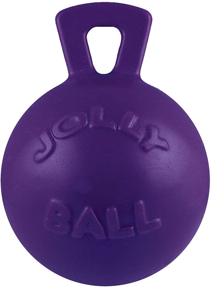 Jolly Pets Tug-N-Toss Heavy Duty Dog Toy Ball with Handle, 8 Inches/Large, Red (408 RD)13