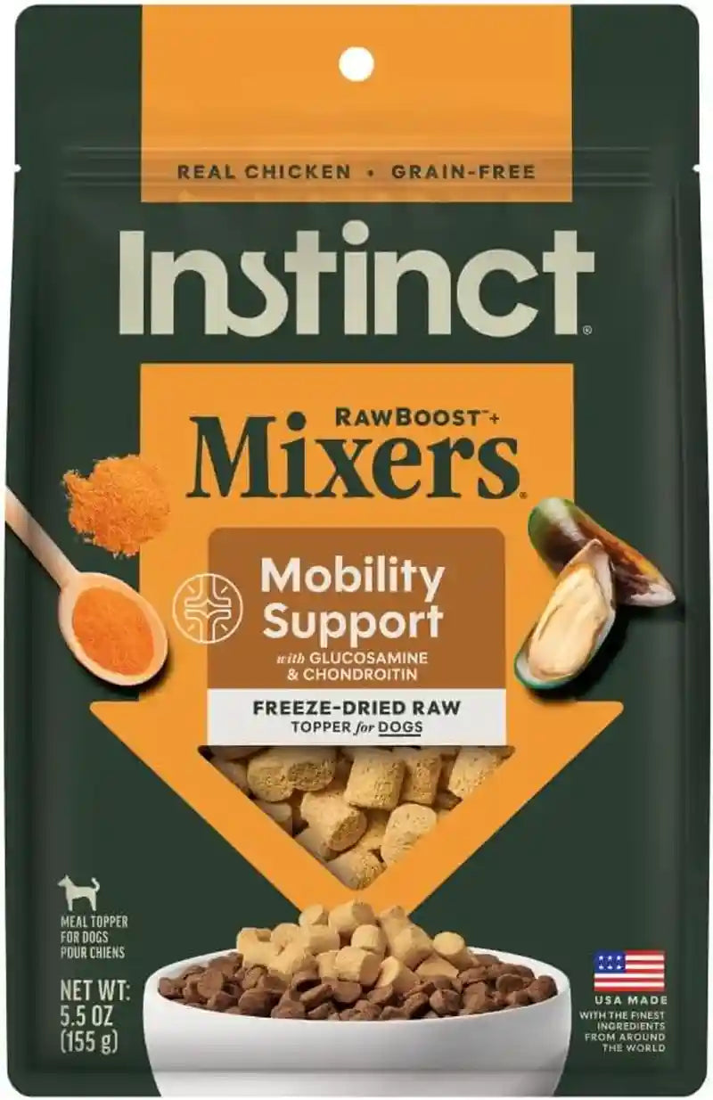 instinct-freeze-dried-mixers-dog-food-toppers-gut-health-5-5-oz-bag