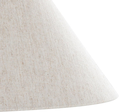 Kona 28" Metal Table Lamp, Desk Lamp, Bedside Lamps for Night Stands, Natural Linen Shade, Brass Base8