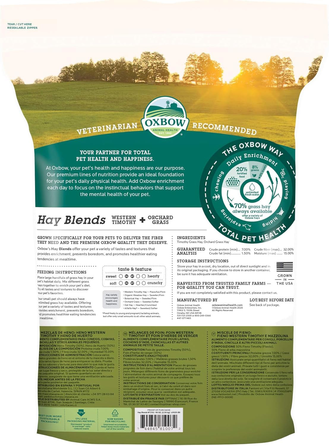 oxbow-hay-blends-western-timothy-hay-orchard-grass-guinea-pig-food-small-pet-bunny-supplies-all-natural-grass-for-guinea-pig-rabbit-oxbow-rabbit-supplies-for-bunnies-90-oz-bag-oxbow-timothy-hay-bunny-hay-for-rabbits-guinea-pigs-bunnies-and-chinchillas-hand-sorted-de-dusted-high-fiber