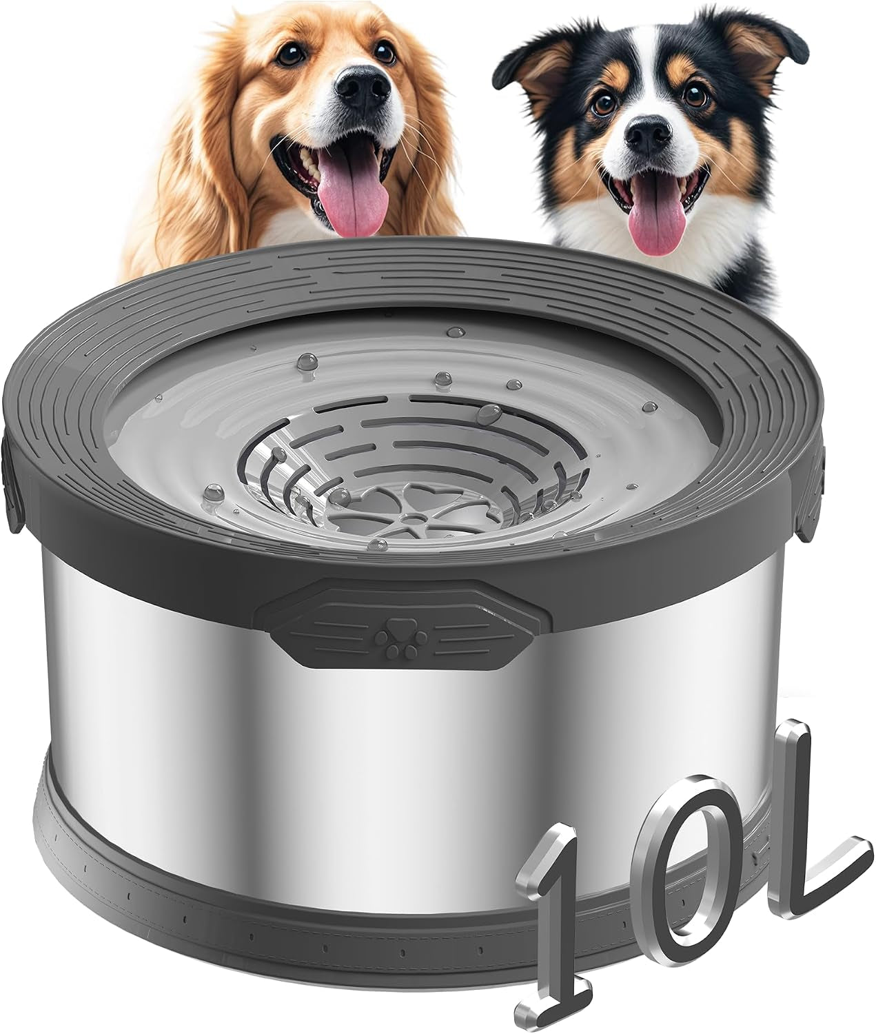 6-5l-dog-water-bowl-no-spill-1-6-gallon-stainless-steel-water-bowl-for-dogs-220oz-large-capacity-no-splash-slow-drinking-feeder-with-anti-slip-mat-for-messy-drinkers-6-5l-2-filters