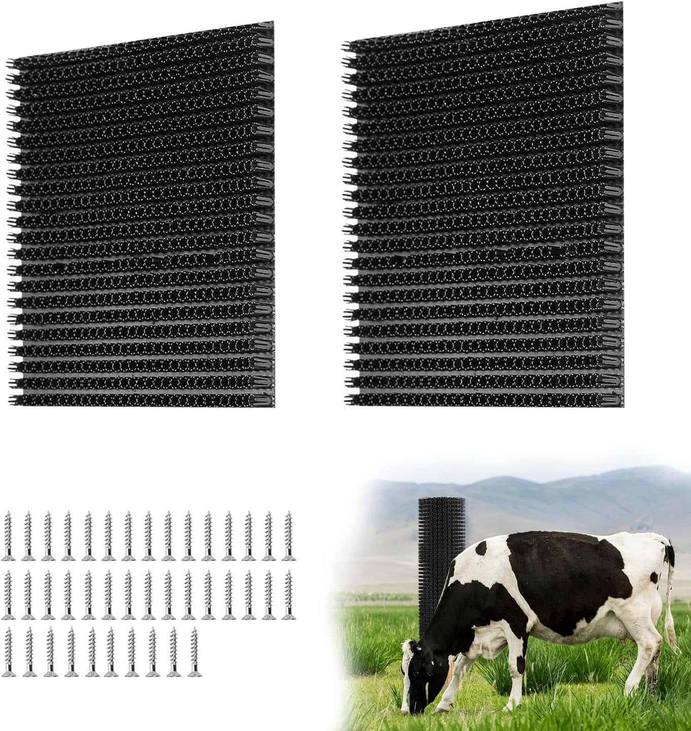 2-pcs-horse-cattle-scratchers-horse-scratching-post-soft-massage-brush-kit-for-equine-bovine-scratching-itch-relief-pad-for-farm-animals-goat-sheep-cow-dog