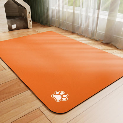 Hotlive Dog Food Mat - Absorbent Cat Mat for Food and Water, No Stains Pet Feeding Bowl Mat, Easy to Clean Pet Placemats, Quick Dry Dog Water Dispenser Mat for Messy Drinkers | Dark Grey 12"X 19"24