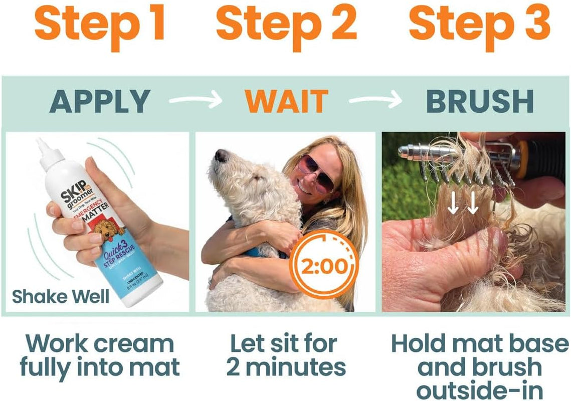 dematting-cream-for-dogs-mat-tangle-remover-8-oz-the-dog-matted-hair-remover-for-severe-mats-tangles-apply-wait-2-min-brush-outside-in-no-rinse