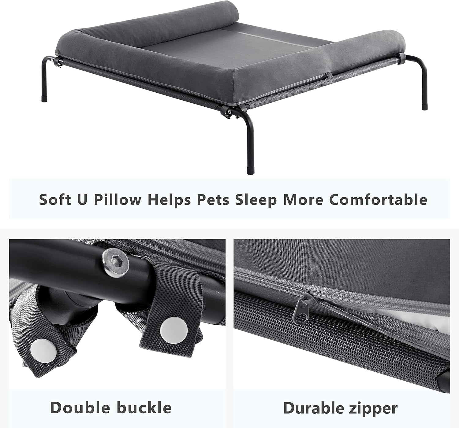 western-home-cooling-elevated-dog-bed-for-large-dogs-portable-indoor-outdoor-raised-dog-bed-with-breathable-mesh-chew-proof-pet-hammock-cots-with-removable-and-waterproof-bolsters