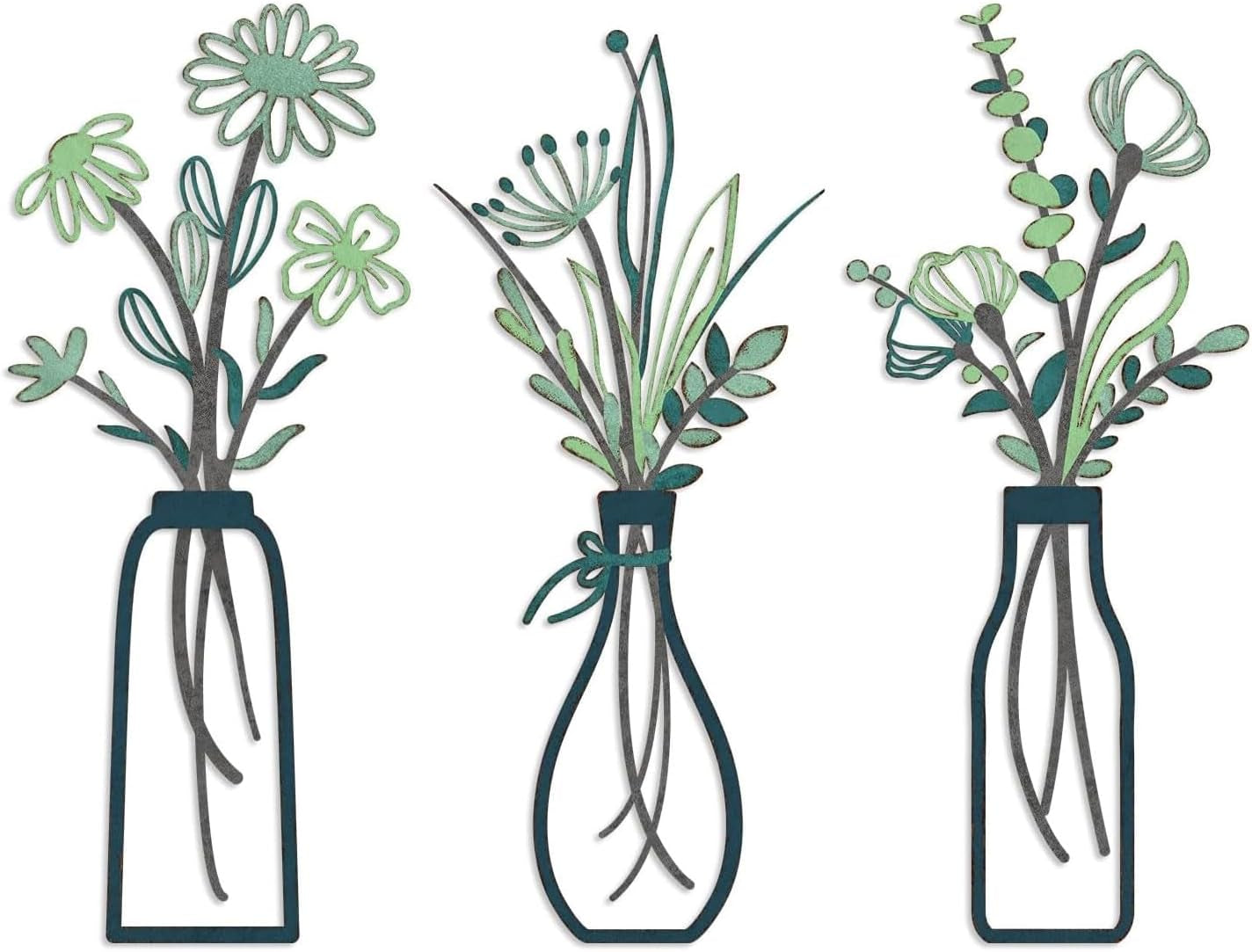 3pcs-green-metal-flower-vase-wall-art-botanical-iron-farmhouse-decor-3-piece-green-metal-flower-vase-wall-art-botanical-iron-wall-sculpture-easy-to-hang-farmhouse-decor-for-living-room-bedroom