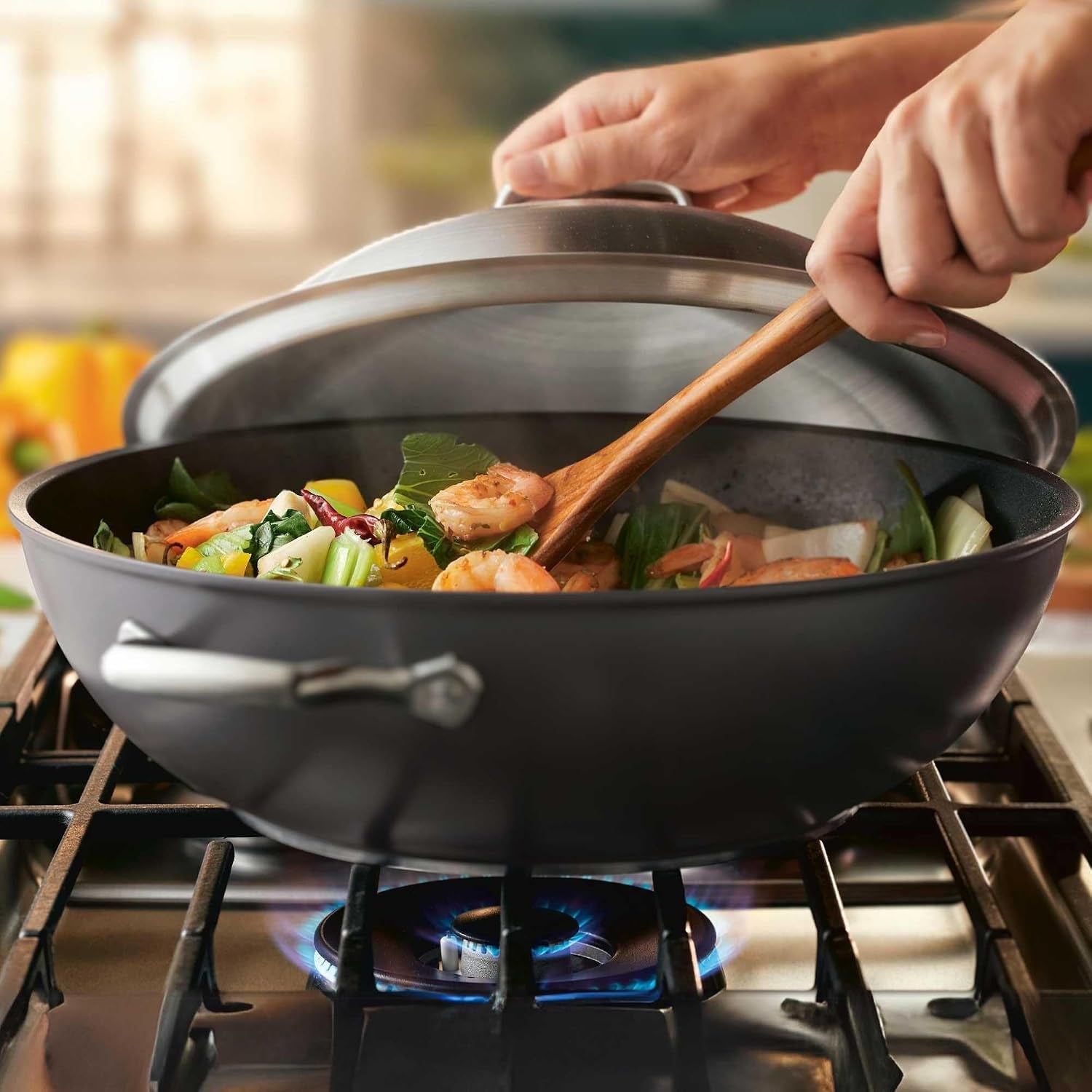 accolade-forged-hard-anodized-nonstick-wok-stir-fry-pan-with-lid-13-5-inch-moonstone-gray