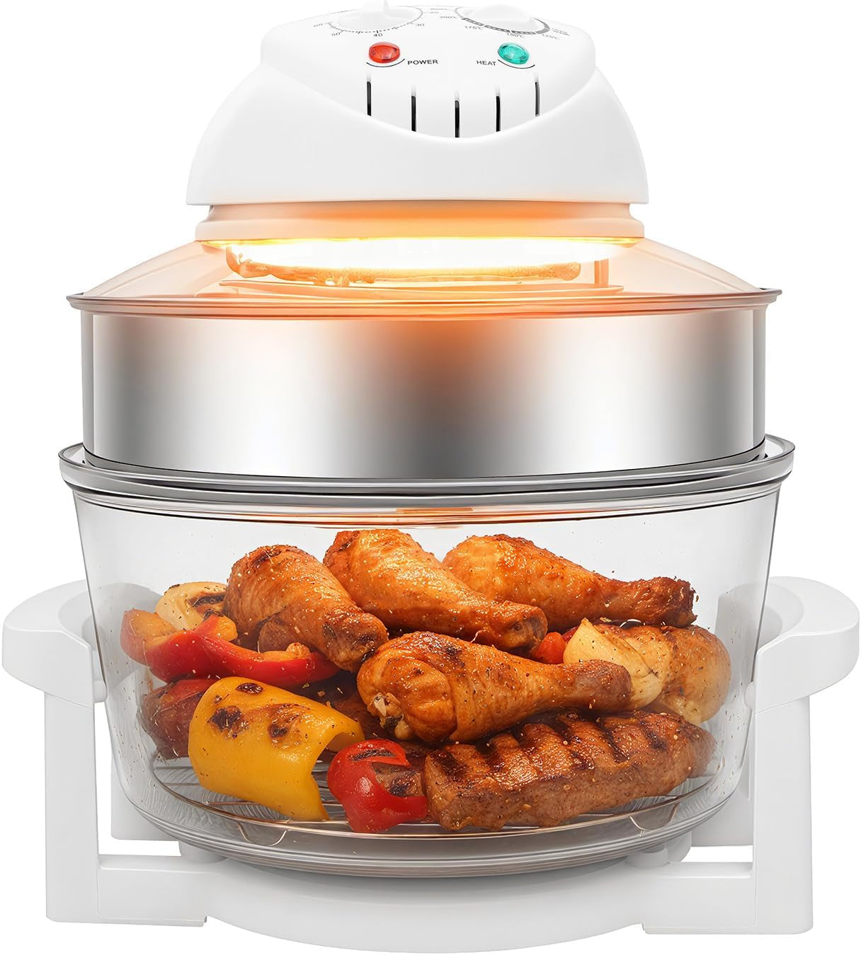 17l-glass-turbo-air-fryer-1400w-360-viewable-convection-oven-roaster-electric-air-fryer-multifunction-fryer-with-expansion-ring-for-baking-frying-roasting