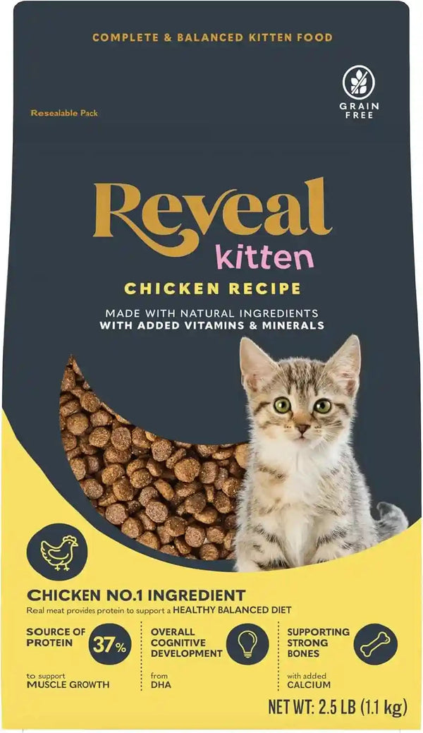 Reveal Whitefish Grain Free Complete Dry Cat Food 3 Lb Bag | High Quality Protein, Grain Free, Omega-3 Fatty Acids for Healthy Skin & Coat, Added Vitamins & Minerals, Complete & Balanced14
