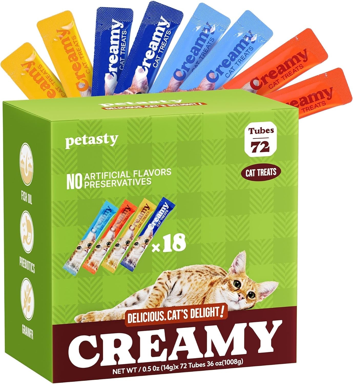 lickable-cat-treats-creamy-puree-variety-pack-48-tubes-0-5oz-high-moisture-hydrating-squeeze-tubes-grain-free-omega-oils-vitamin-e-skin-coat-health-digestive-and-immune-support