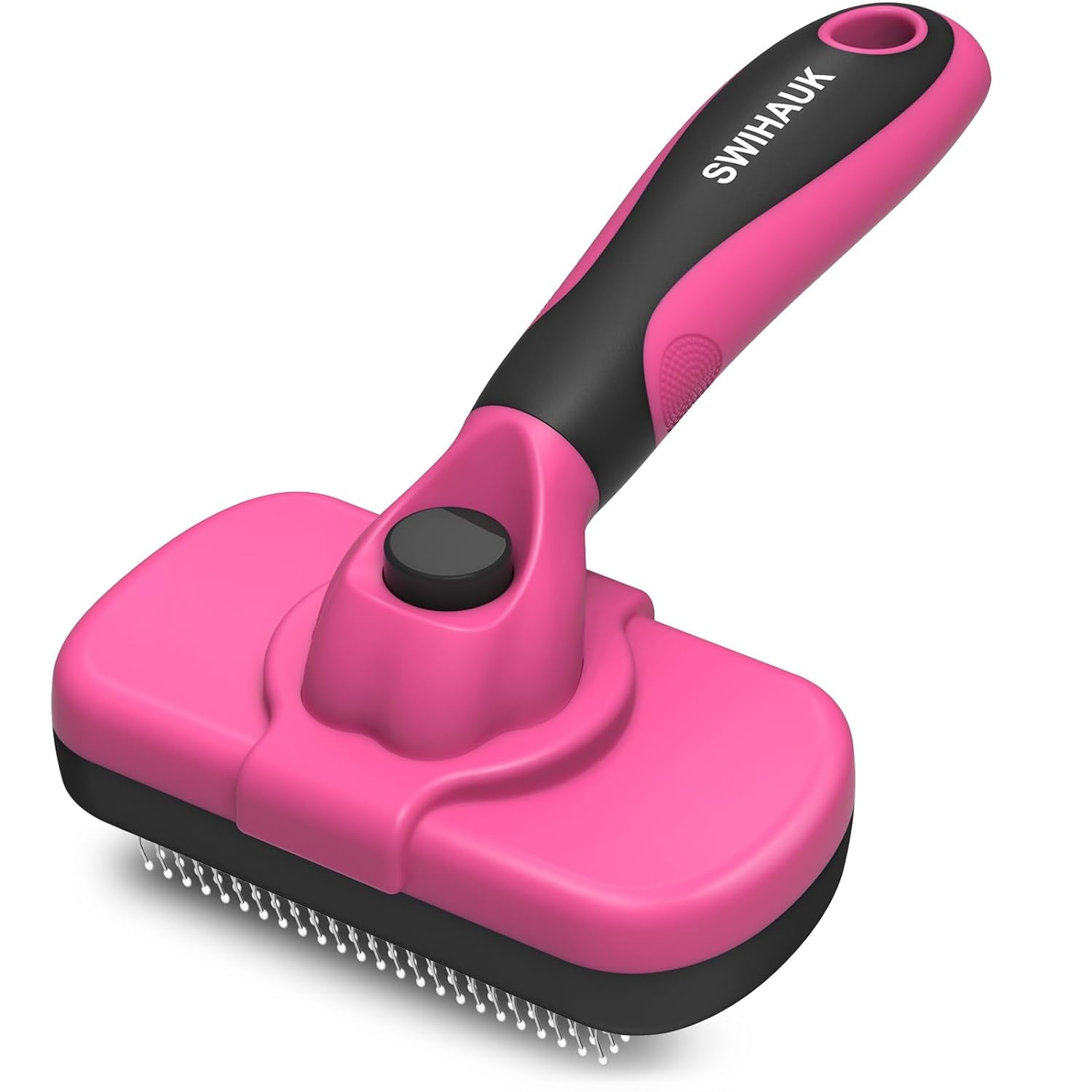 swihauk-self-cleaning-slicker-brush-skin-friendly-deshedding-grooming-tool-for-dogs-cats-suitable-for-shedding-haired-pets-with-pet-supplies-accessories-blue