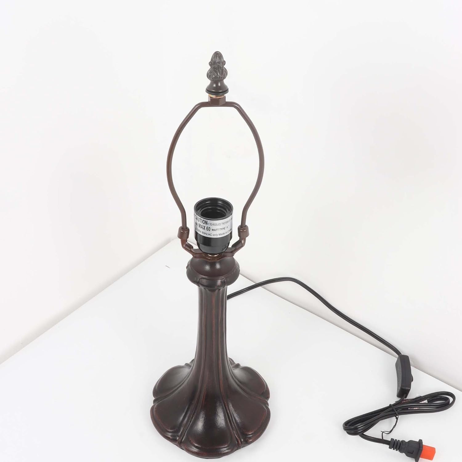 b10021-antique-brown-alloy-table-lamp-base-with-e26-socket-6-5-hx19-h