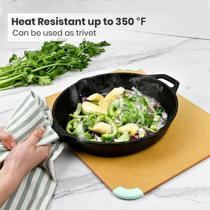 VAL BOARD Cutting Board, Compatible with  Air Fryer Toaster Oven, Creates Storage Space, Protects Cabinets,5