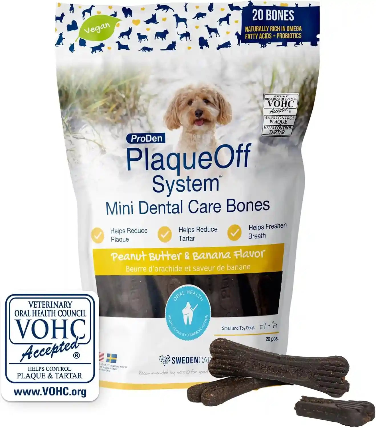 proden-plaqueoff-system-dental-care-bones-dog-teeth-cleaning-bones-for-oral-hygiene-medium-large-canine-formula-bacon-flavor-17-ozpackaging-may-vary-dog-teeth-cleaning-chews-for-fresher-breath-vohc-approved-dental-chews-to-reduce-plaque-tartar-medium-to-large-breeds