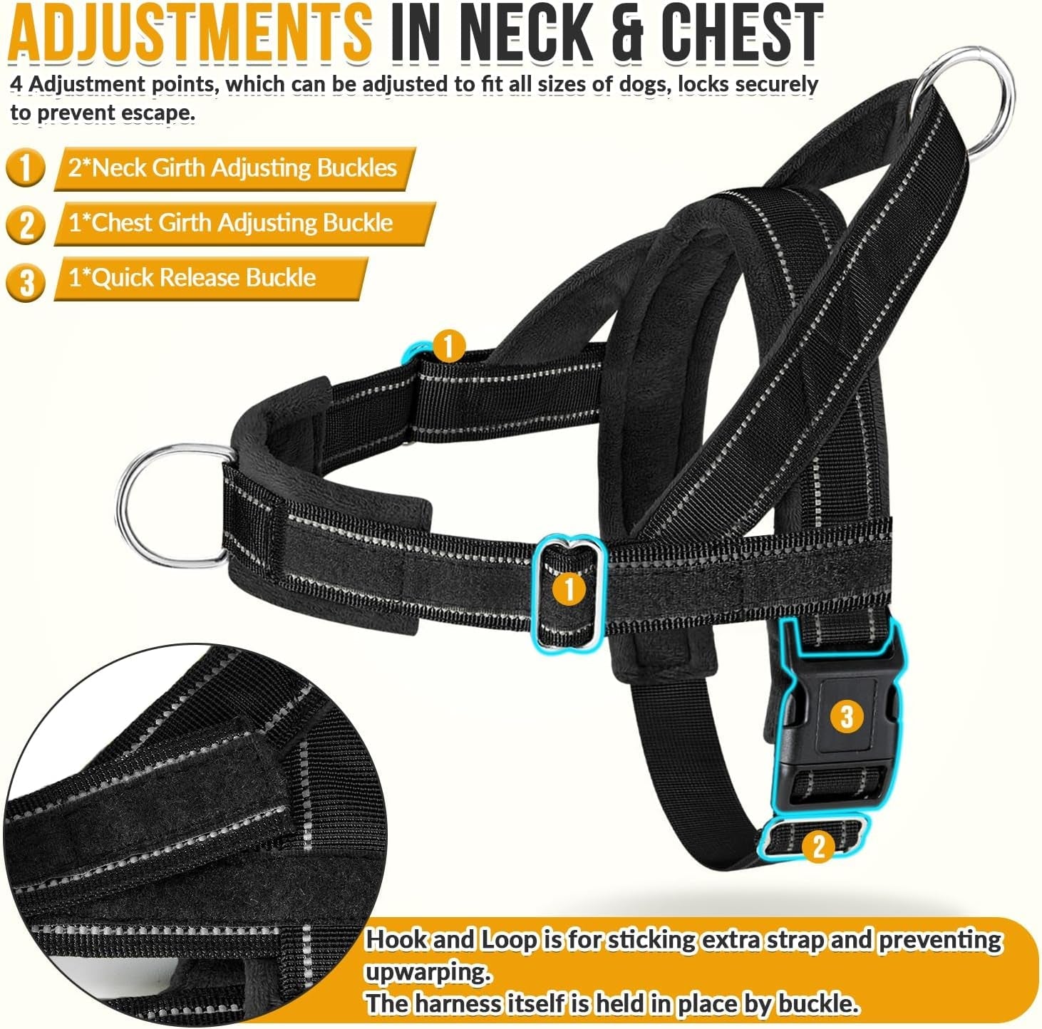 slowton-no-pull-dog-harness-heavy-duty-dog-harness-and-leash-set-for-medium-large-dogs-reflective-tactical-harness-with-soft-padded-and-front-clip-for-easy-walk-and-training-black-l