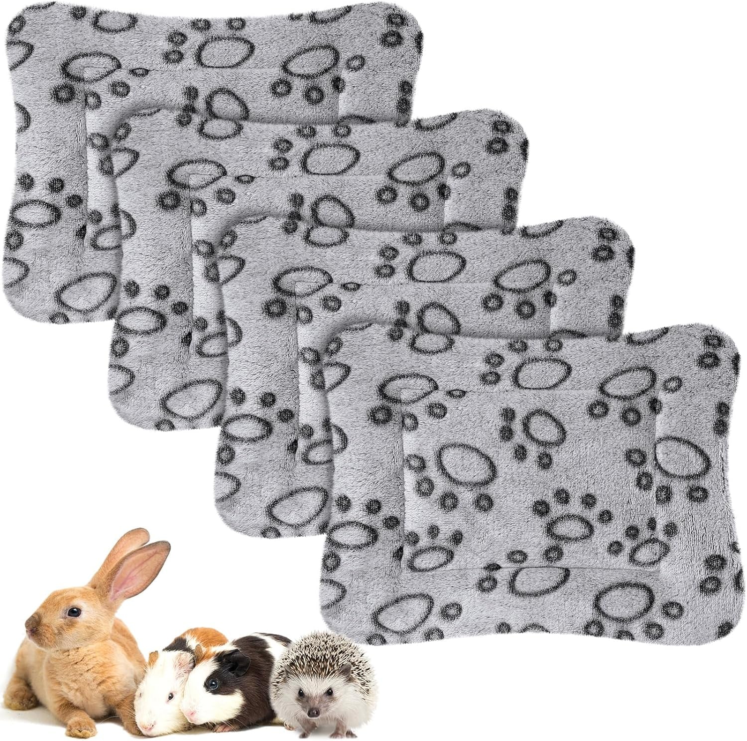 haull-4-pcs-waterproof-guinea-pig-bedding-soft-dog-cat-bed-crate-mat-small-animal-plush-cage-liners-rabbit-bunny-kennel-pad-reversible-cozy-pee-thickened-hamster-padtie-dyed-13-x-10-inch