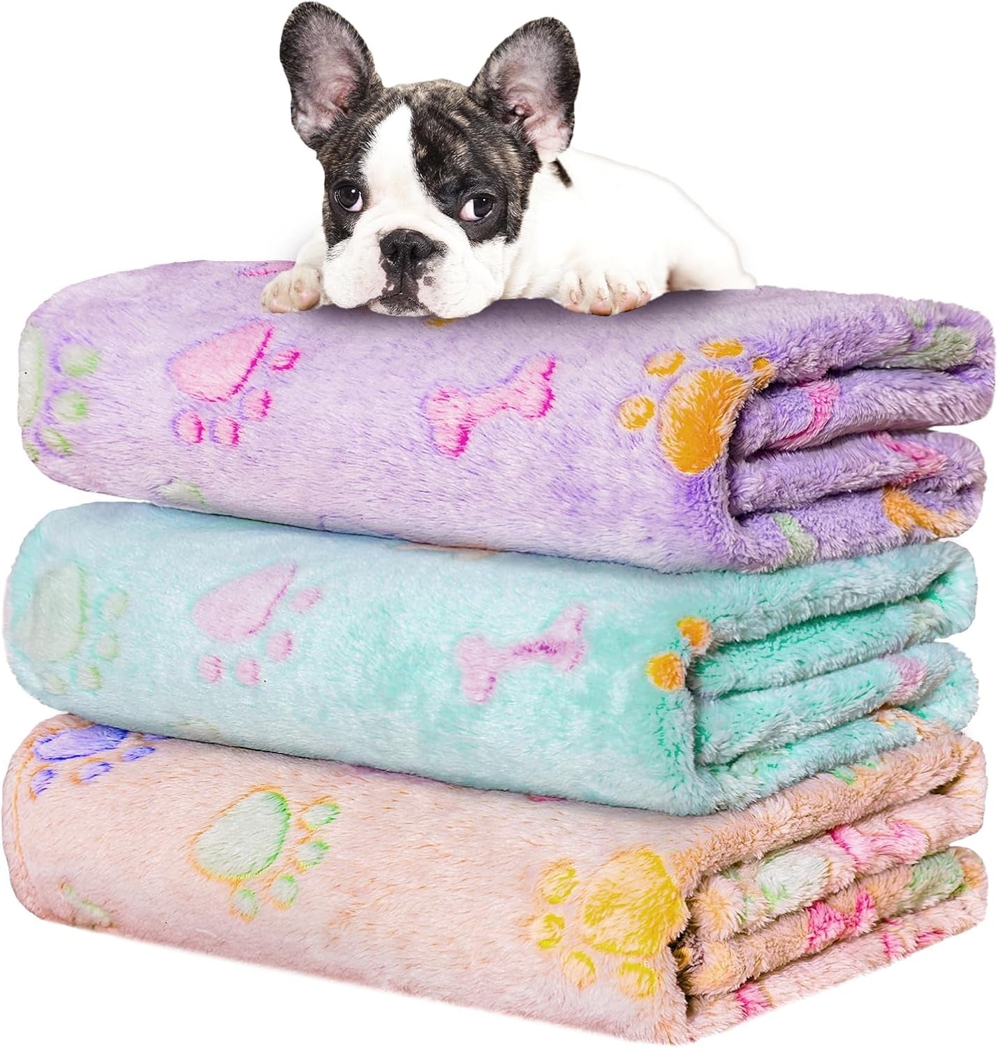 rezutan-dog-blankets-for-3-pack-large-medium-pet-cat-soft-fuzzy-washable-blanket-comfort-flannel-suitable-for-dogs-kennels-beds-sofas-furniture-gifts-puppy-essentials-41-x-31-inch-black