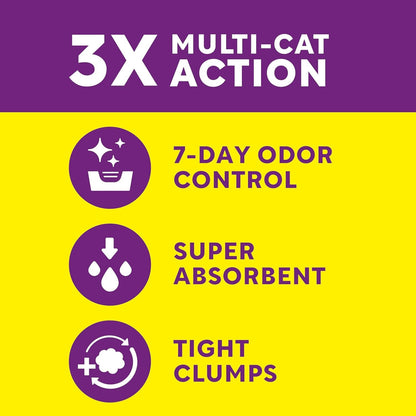 Scoop Away Multi Cat Litter with Meadow Fresh Scent, 14 Lb. Box (Package May Vary)3