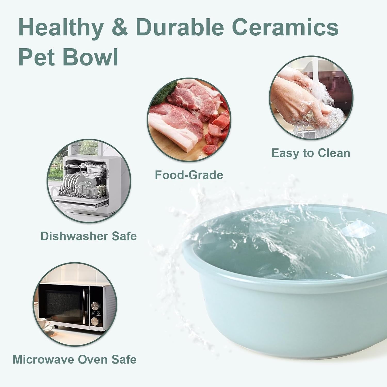 spunkyjunky-ceramic-elevated-tilted-dog-bowls-bone-shaped-raised-with-2-height-iron-stand-4-9-dog-and-cat-food-water-bowls-set-non-slip-for-puppy-kitten-small-sized-breed-7-oz-light-green
