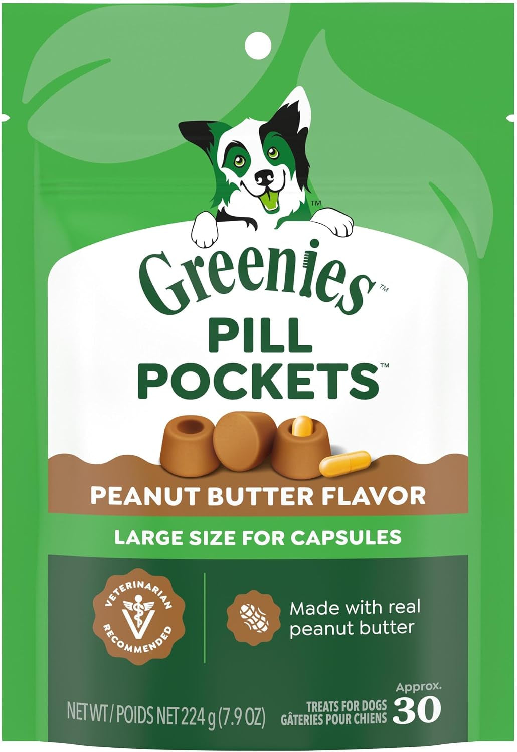greenies-pill-pockets-large-size-dog-treats-peanut-butter-15-8-oz-vet-recommended-capsule-size-low-calorie-odor-masking-stress-and-mess-free-medication-experience