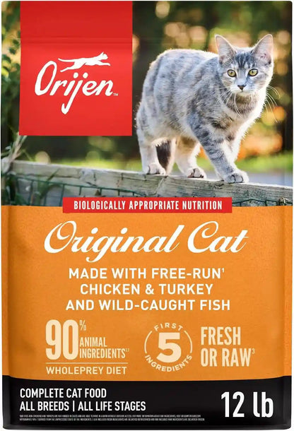 ORIJEN Grain Free WHOLEPREY Dry Cat Food Original Recipe 4Lb. Bag | 90% Animal Ingredients, Freeze Dried, Fresh or Raw Ingredients, High Protein, Heart Health, Free-Run Poultry19