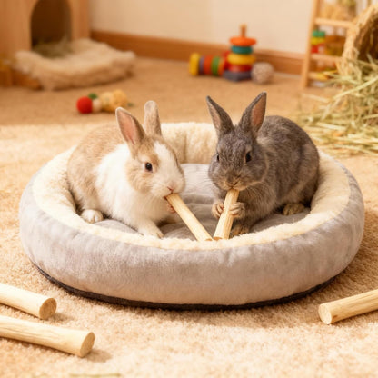 2.2Lb/1000G Natural Sweet Bamboo Chew Toys for Rabbit Chew Sticks | Bamboo Sticks, Teeth Grinding Treats Snack for Chinchilla, Bunny, Hamster, Guinea Pig, Rat and Other Small Animals6