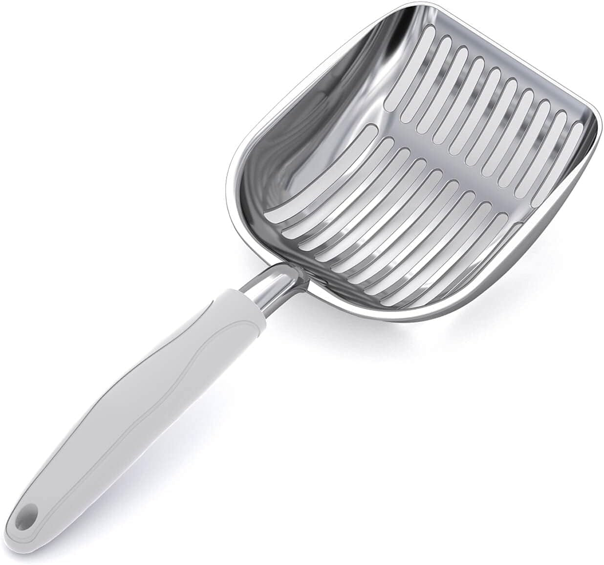 wepet-cat-litter-scoop-aluminum-alloy-sifter-kitty-metal-scooper-deep-shovel-long-handle-poop-sifting-kitten-pooper-lifter-durable-heavy-duty-for-litter-box