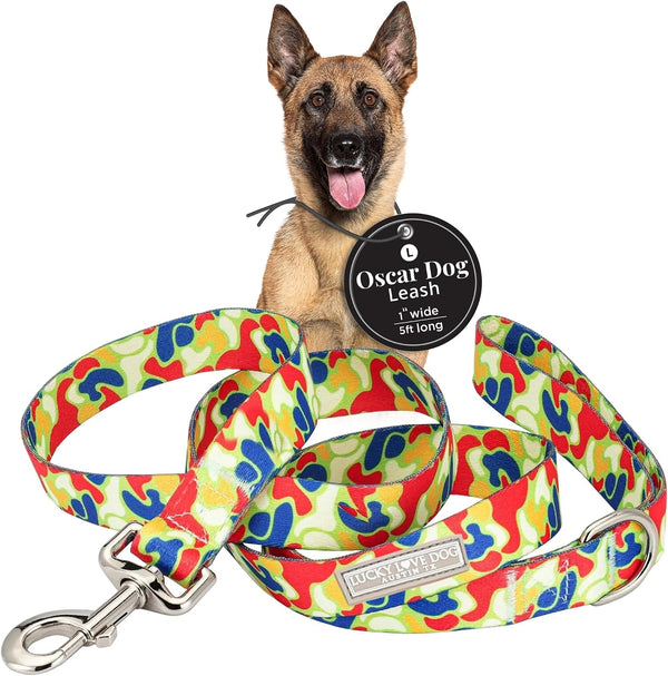 Lucky Love Dog Leash, Beautiful Vivid Patterns, Durable & Long Lasting (Blackbird, Large)20