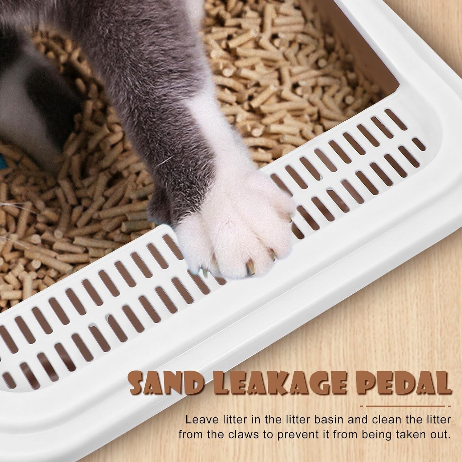 milisten-cat-litter-box-with-scoop-splash-proof-kitten-litter-pan-medium-square-plastic-cat-toilet-and-pet-housebreaking