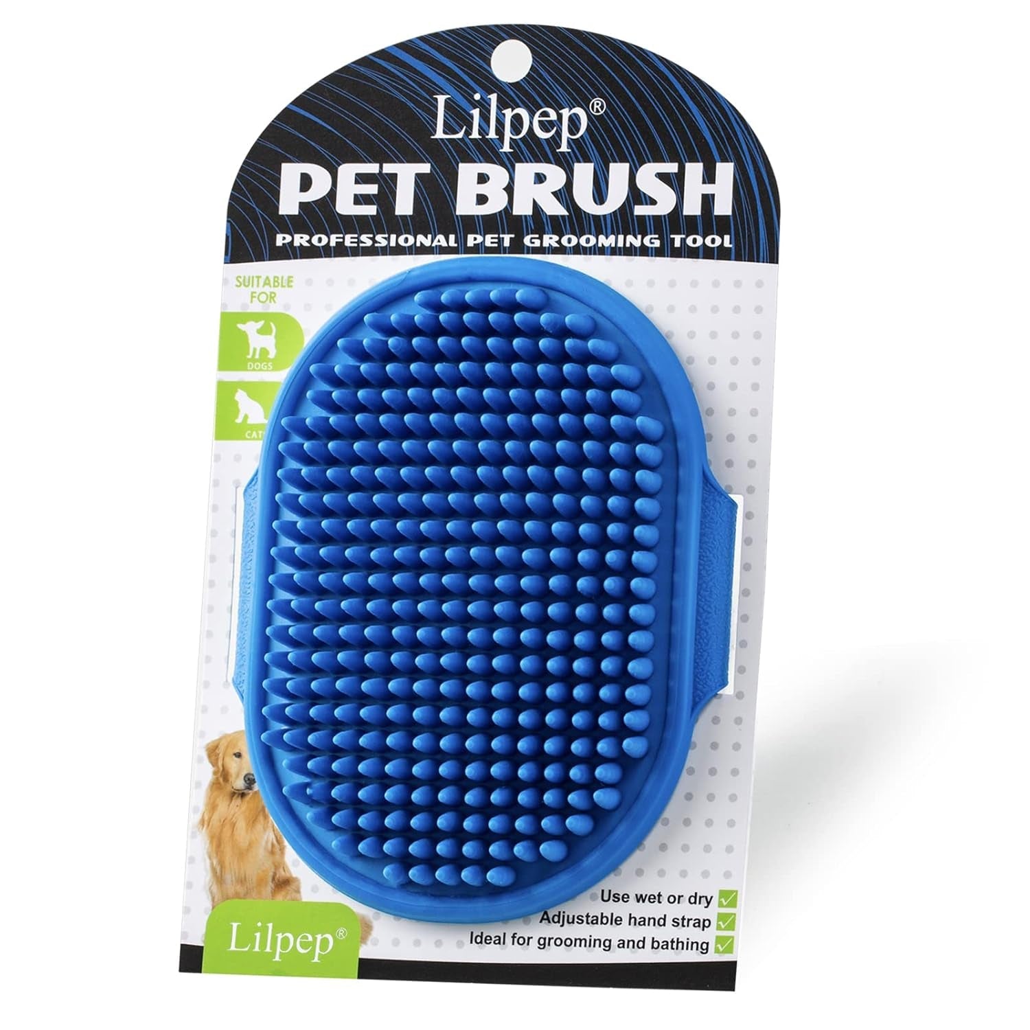 dog-grooming-brush-lilpep-pet-shampoo-bath-brush-soothing-massage-rubber-comb-with-adjustable-ring-handle-for-long-short-haired-dogs-and-cats-blue-green-pack-of-2