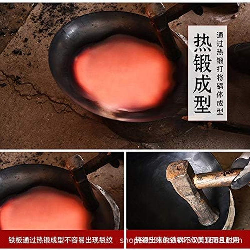 chinese-100-hand-hammered-iron-woks-stir-fry-pans-non-stick-no-coating-less-oil-34cm-black-seasoned-wooden-handle-masterchef