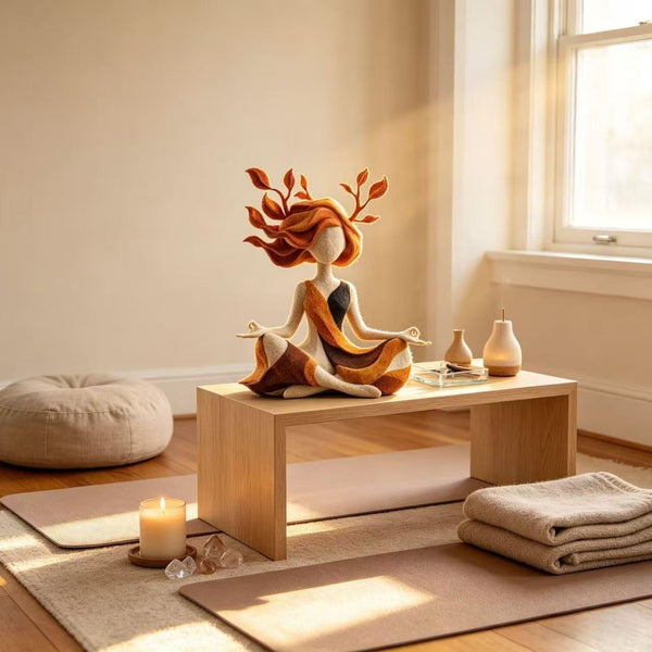 Serenity Growth Meditation Figurine – Abstract Resin Yoga Sculpture for Mindfulness & Inner Peace, Aesthetic Home Decor Statue for Living Room, Bedroom, Desk, Relaxation Gift6
