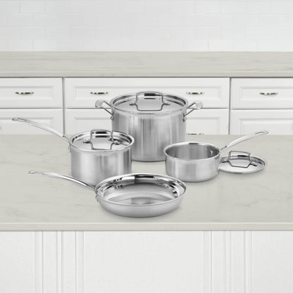 MCP-7NP1 Multiclad Pro Triple Ply 7-Piece Cookware Set Skillet3