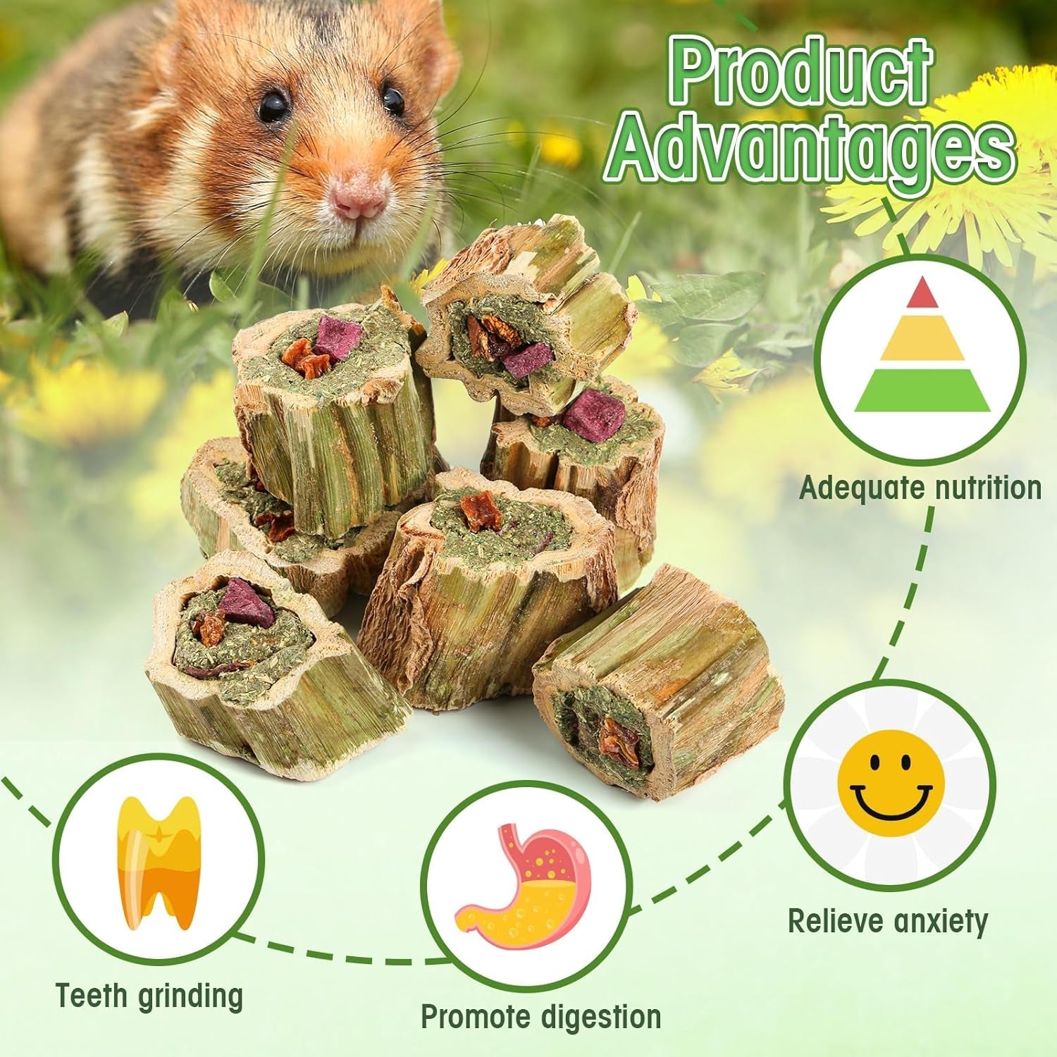 abizoo-rabbit-chew-toys-for-bunny-natural-papaya-wood-chew-treats-with-organic-alfalfa-hay-dried-carrot-apple-and-sweet-potato-for-rabbits-guinea-pigs-hamsters-chinchillas-gerbils3-5oz-100g