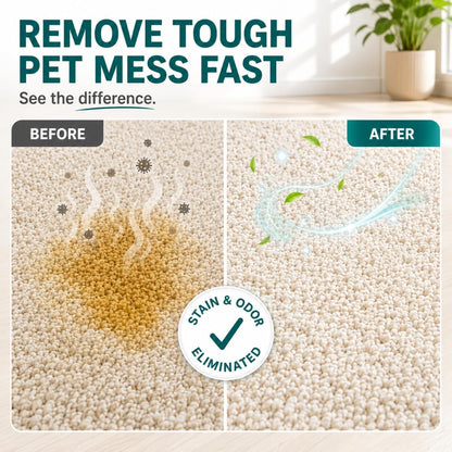 Pet Stain & Odor Remover for Dogs & Cats, Bio-Enzyme Cleaner 32Oz | for Urine, Vomit & Accidents, Eliminates Tough Odors at the Source, Safe for Carpet, Furniture, Floors & Pet Beds4