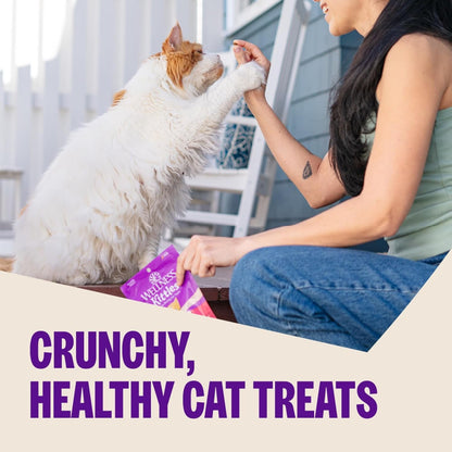Wellness Kittles Crunchy Cat Treats, All Lifestages, Kitten to Senior, Natural, Grain Free, Chicken and Cranberry Flavor, 2 Oz Bag2