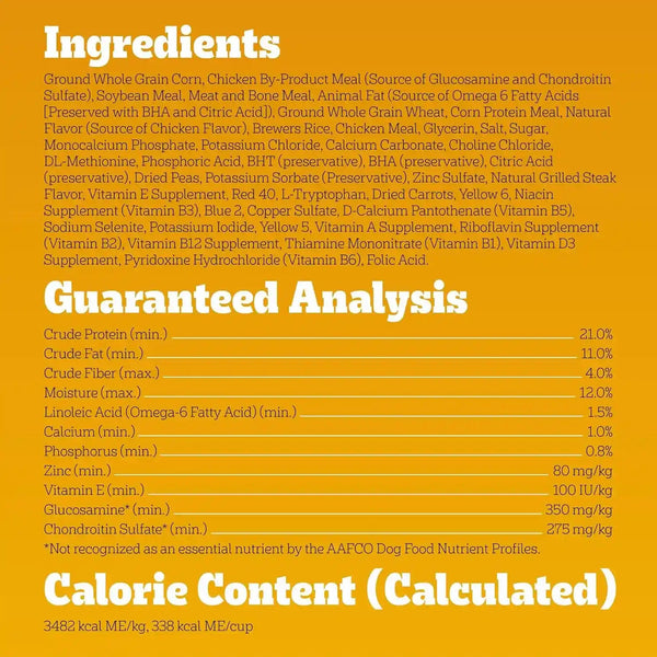 Pedigree Tender Bites Small Dogs Dry Dog Food, Chicken & Steak, 14 Lb | 36 Vitamins, Minerals & Amino Acids, Quality Protein for Lean Muscle, Natural Fiber for Digestion, Highly Digestible9