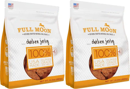 Full Moon Chicken Jerky Healthy All Natural Dog Treats Human Grade Made in USA Grain Free, 1.5 Pound (Pack of 1)8