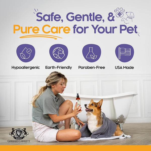 Dog Perfume Spray Long Lasting Chamomile & Lavender 8 Fl Oz, Dog Cologne Spray Long Lasting for Groomers, Calming Deodorizer Perfume for Dogs, Pet Puppy Deodorizing Fragrance by Gerrard Larriett5
