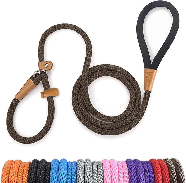 Lynxking Dog Leash Slip Lead 5 6 8 FT Dog Training Leash Strong Heavy Duty Rope No Pull Training Lead Leashes for Dogs15