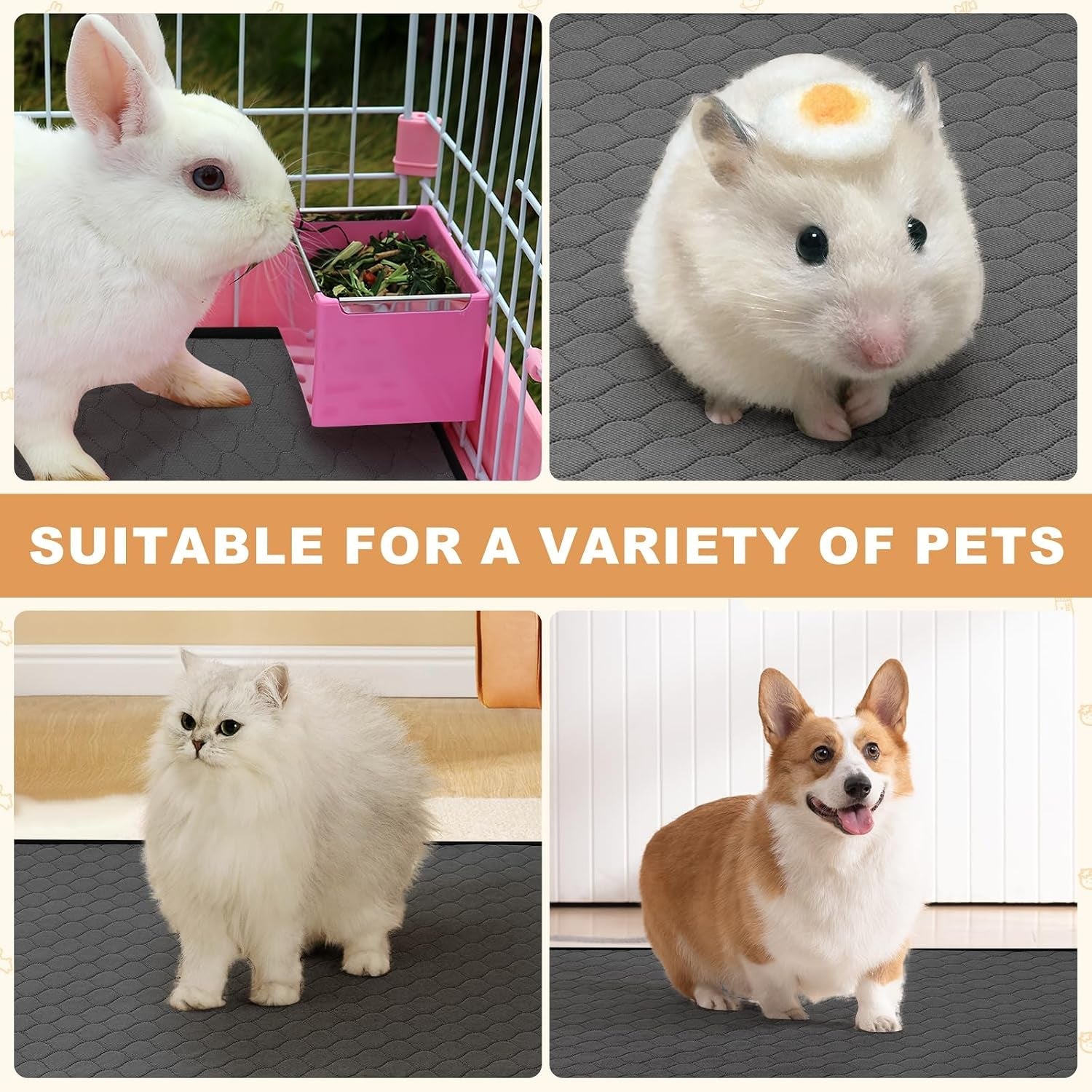 2-pack-guinea-pig-cage-liners-washable-guinea-pig-pee-pads-waterproof-reusable-anti-slip-guinea-pig-bedding-fast-and-super-absorbent-pee-pad-tarp-bottom-for-small-animals-dark-grey-24-x-47