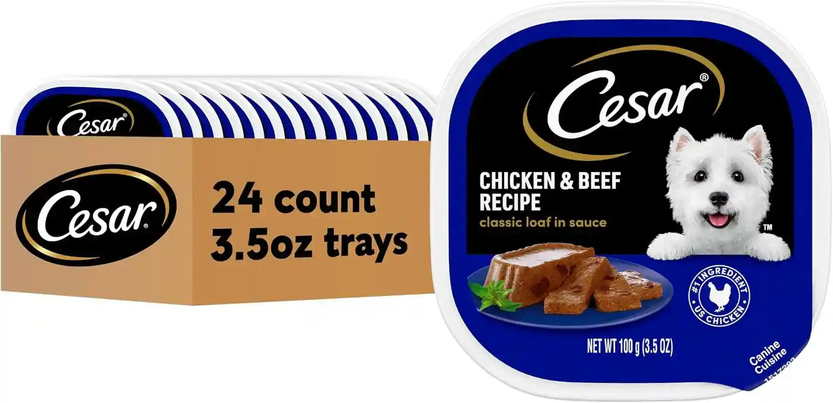 cesar-classic-loaf-in-sauce-wet-dog-food-filet-mignon-3-5-oz-24-count-made-in-usa-real-beef-1-ingredient-no-fillers-added-sugar-artificial-flavors-use-as-meal-or-topper-easy-peel-trays