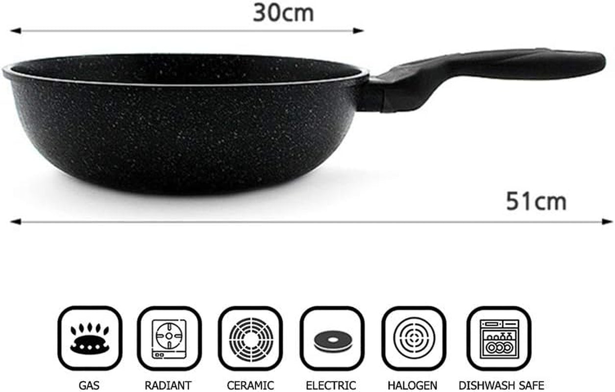 marble-coated-cast-aluminum-non-stick-frying-wok-30cm-12-inch