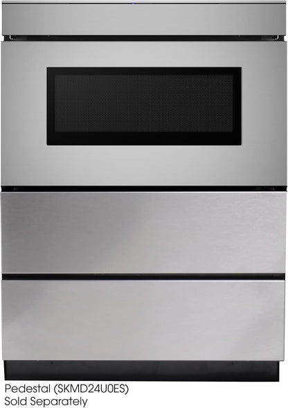 SMD2479JS 24 In. 1.2 Cu. Ft. Built-In Smart Microwave Drawer Oven | Easy Wave Open, 24-Inch, 1.2 Cubic Feet, 950 Watt, Works with Alexa Certified11