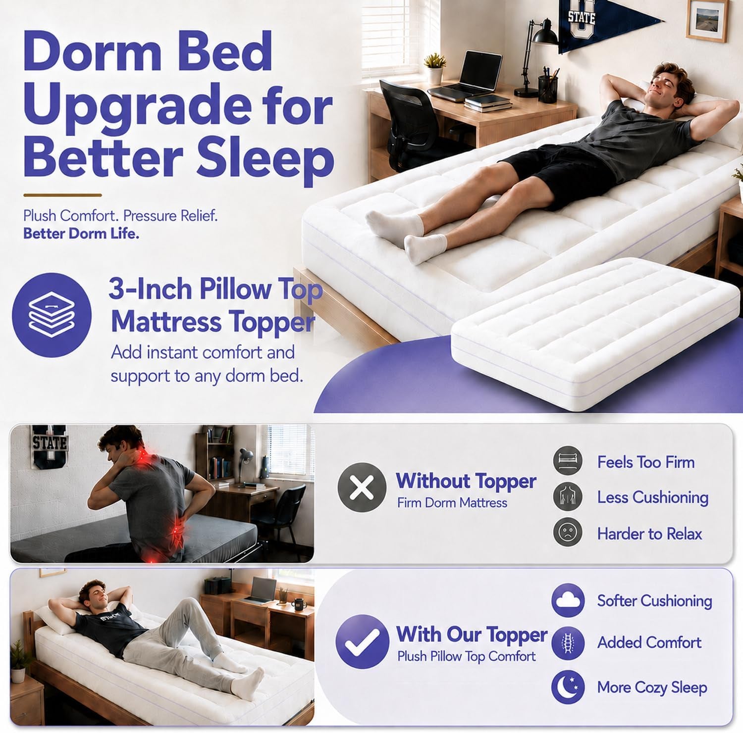 twin-xl-mattress-topper-for-college-dorm-room-essentials-3-inch-dual-layer-memory-foam-with-plush-pillow-top-extra-long-dorm-bed-topper-for-back-pain-relief-and-comfortable-sleep