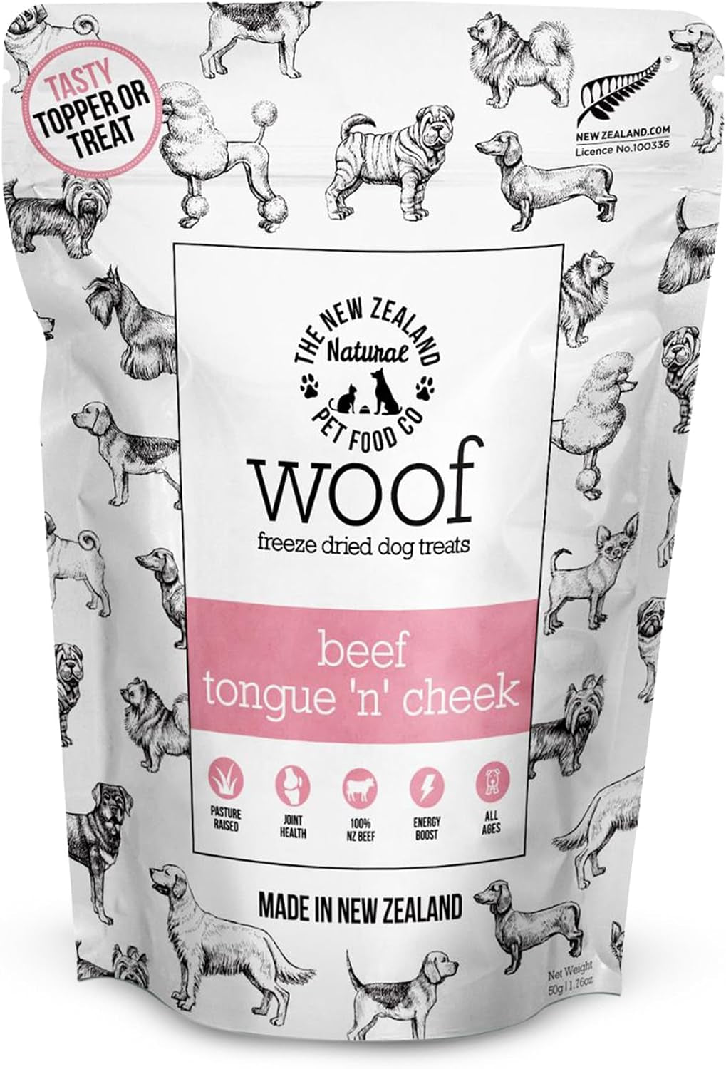 the-new-zealand-natural-pet-food-co-woof-air-dried-dog-treats-venison-lung-treats-for-large-dogs-natural-topper-1-76-oz