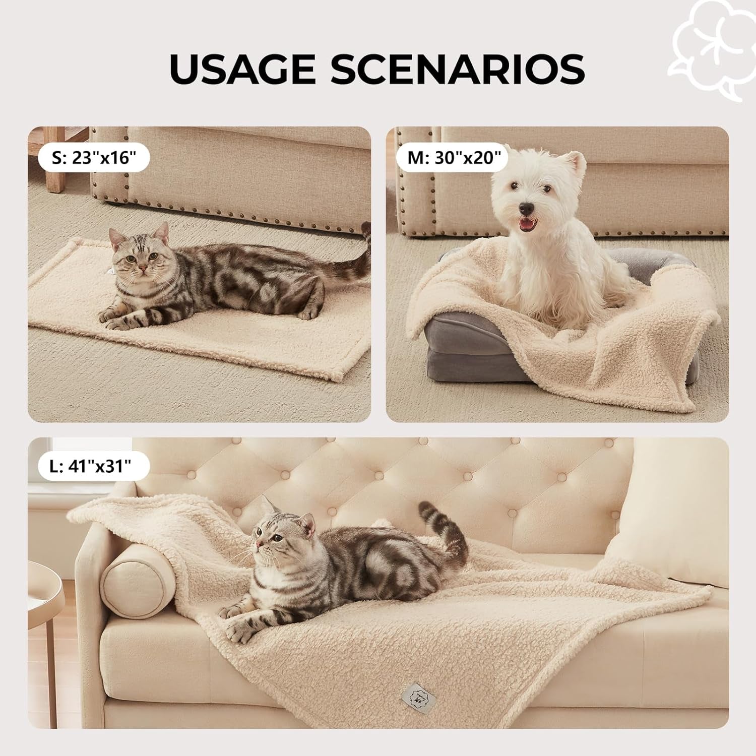 1-pack-3-calming-blankets-fluffy-premium-fleece-pet-blanket-soft-sherpa-throw-for-dog-puppy-cat-beige-small-23-x16-fluffy-throw-blanket-washeble-for-crate-bed-couch-indoor-cozy-pet-blanket-puppy-essentials-dog-gift-beige-small